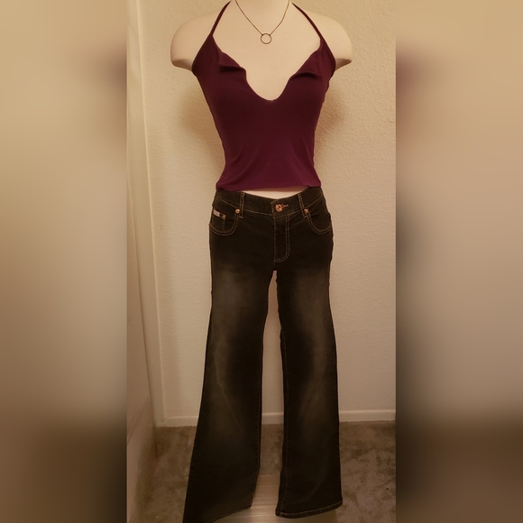 Baby Phat Blk/Grey Jeans - Picture 2 of 16